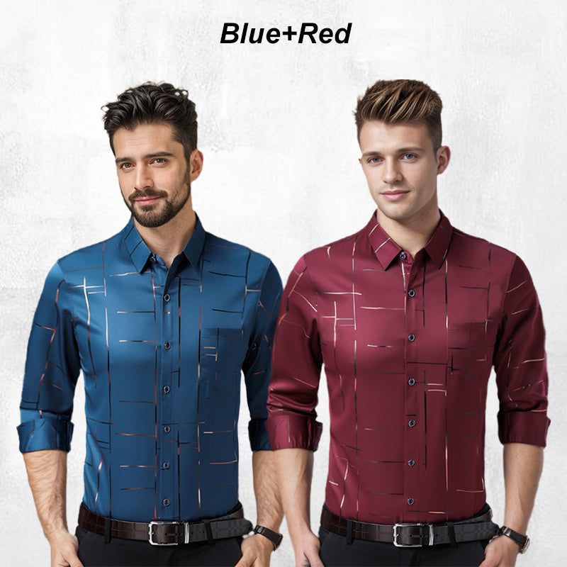 🔥49% OFF TODAY🔥Men's Thin Iron-free Shirt