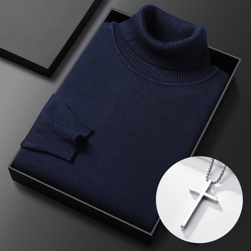 🔥HOT SALE-50% OFF ✨Men's Solid Color Premium Turtleneck Sweater