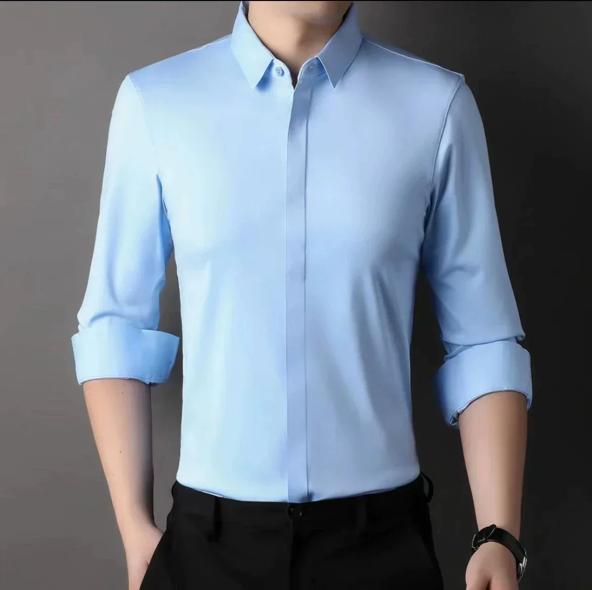 🔥2026 HOT SALE🔥Men's Wrinkle-Free Button-Down Shirt