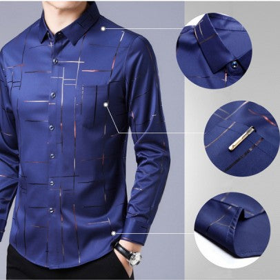 🔥49% OFF TODAY🔥Men's Thin Iron-free Shirt