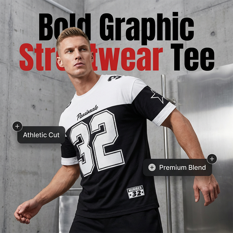 ⏰🔥LIMITED TIME 50% OFF! 👕 Men’s Casual Graphic Print T-Shirt – Comfortable, Stylish & Perfect for Everyday Wear ✨💥