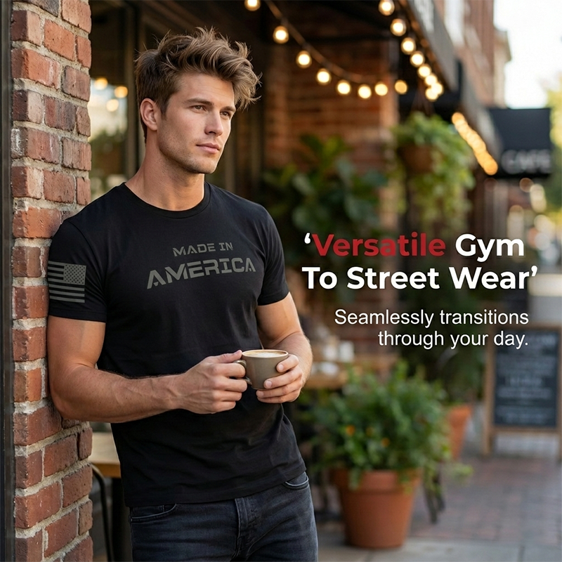 ⏰ 50% OFF Limited 🔥👕 Men's Athletic Fit Crew Neck Tee
