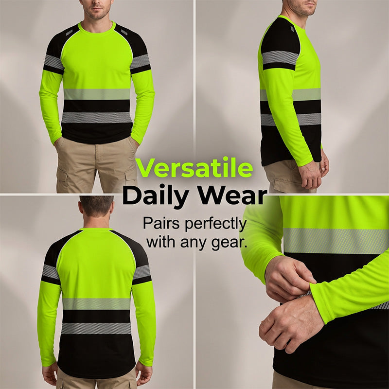 ✨ Men’s 3D Printed Active Shirt – High-Visibility, Breathable, Athletic Fit 🏃‍♂️