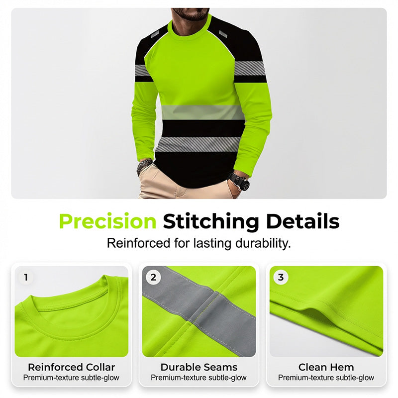 ✨ Men’s 3D Printed Active Shirt – High-Visibility, Breathable, Athletic Fit 🏃‍♂️