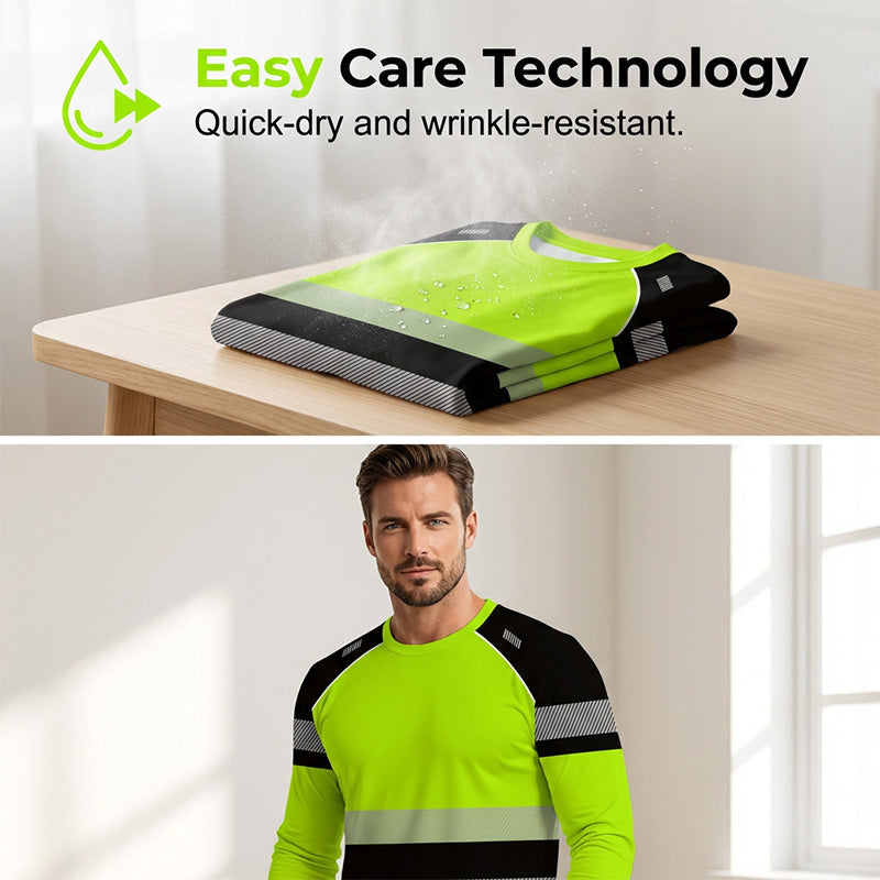✨ Men’s 3D Printed Active Shirt – High-Visibility, Breathable, Athletic Fit 🏃‍♂️