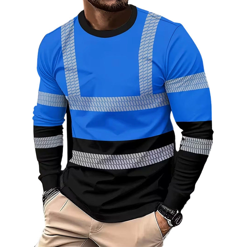 ✨ Men’s 3D Printed Active Shirt – High-Visibility, Breathable, Athletic Fit 🏃‍♂️