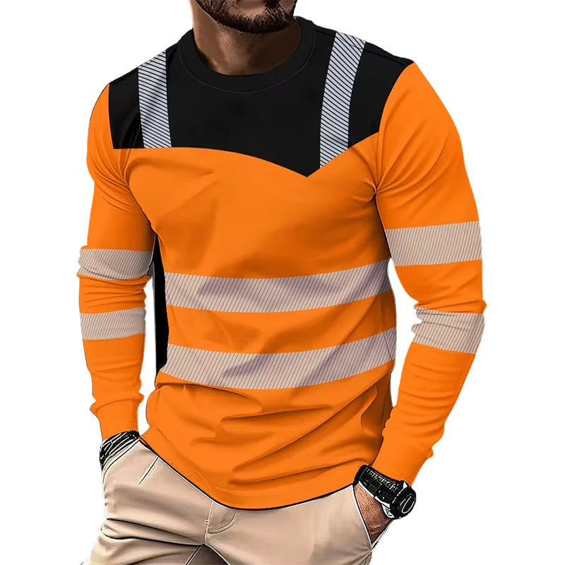 ✨ Men’s 3D Printed Active Shirt – High-Visibility, Breathable, Athletic Fit 🏃‍♂️