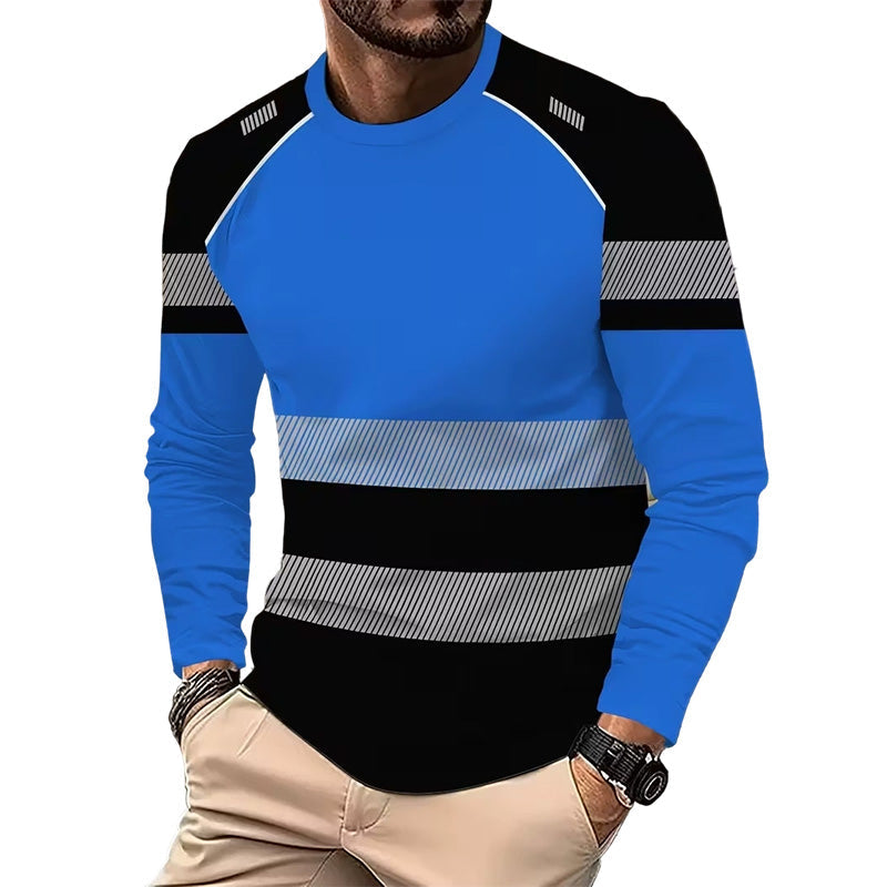 ✨ Men’s 3D Printed Active Shirt – High-Visibility, Breathable, Athletic Fit 🏃‍♂️
