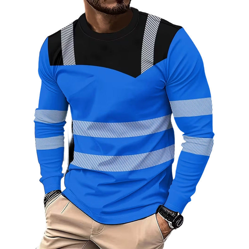 ✨ Men’s 3D Printed Active Shirt – High-Visibility, Breathable, Athletic Fit 🏃‍♂️