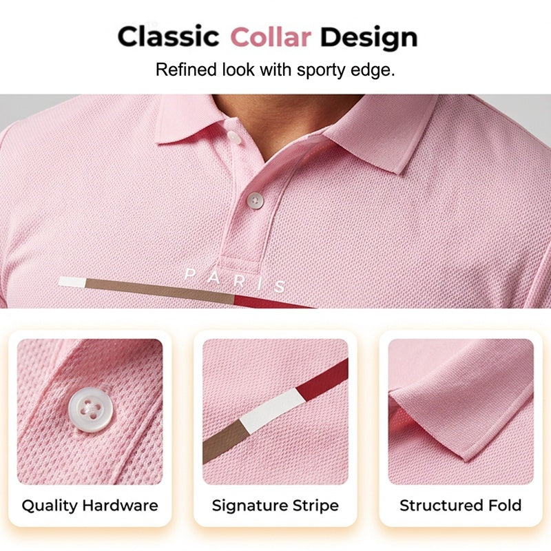 👕 2-teiliges Polo-Shirt & Shorts-Set für Herren – atmungsaktiv, bequem, vielseitig – perfekt für Sport, Alltag & entspannte Stunden unterwegs ☀️